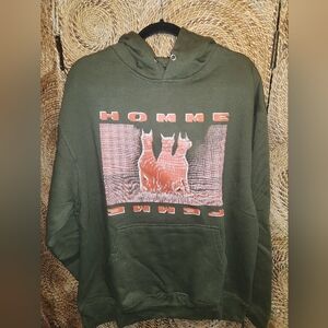 Homme Femme Hoodie size Large